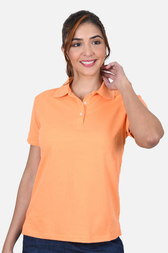 Polo Mujer Mandarina 