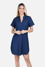 Cargar imagen en el visor de la galería, Vestido Jiron Azul Navy
