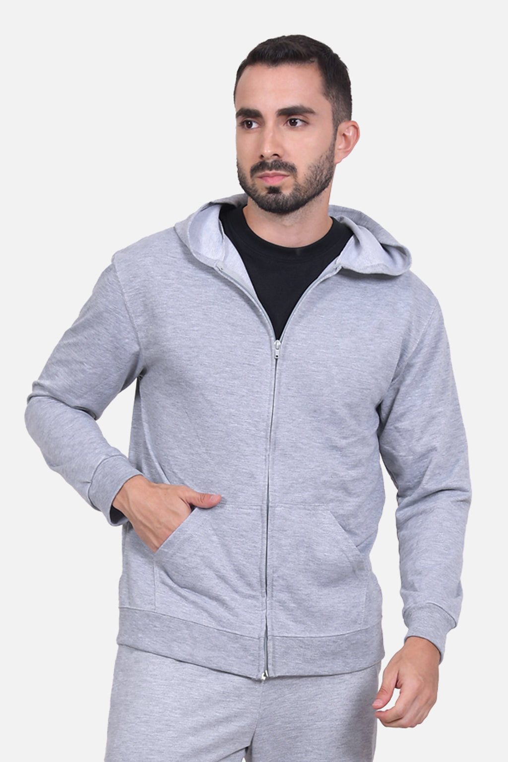 Chaqueta Liviana Gris Jaspe