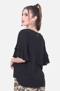 Blusa Hortencia Negra