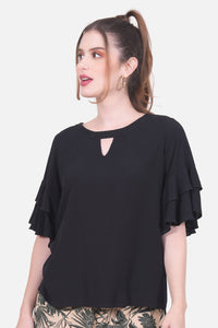 Blusa Hortencia Negra