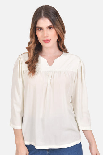 Blusa Matilde Crudo Oscuro