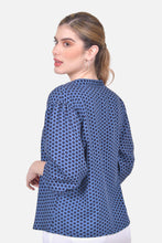 Cargar imagen en el visor de la galería, Blusa Emma Azul Navy
