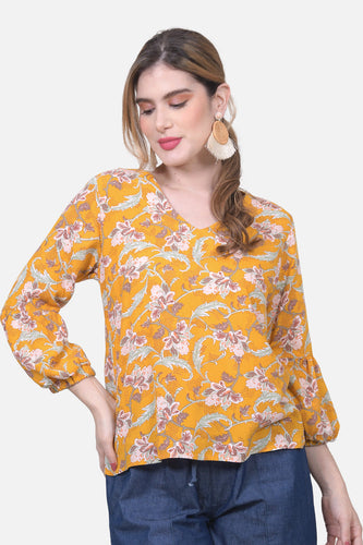 Blusa Danae Mostaza