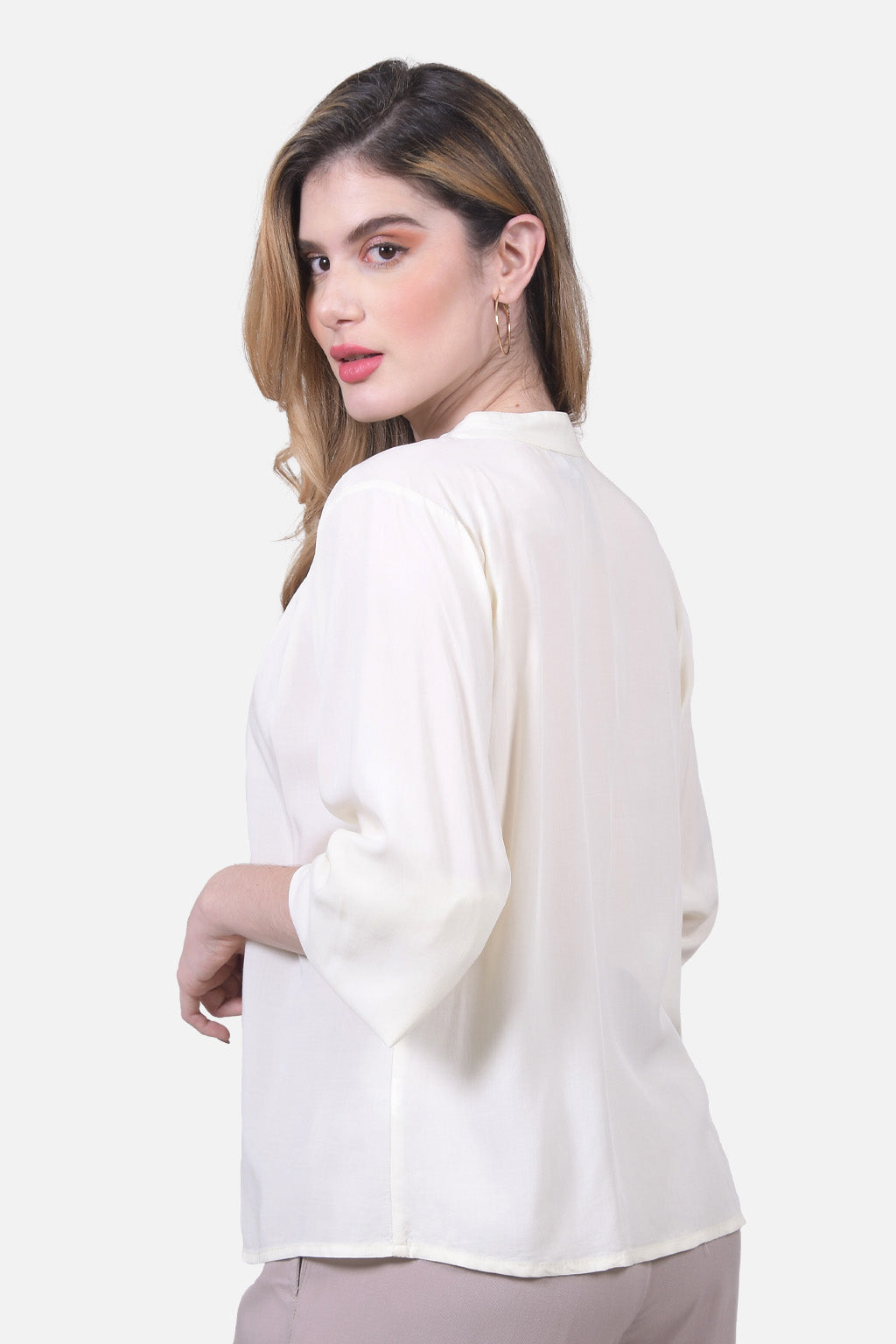 Blusa Rita Crudo Oscuro