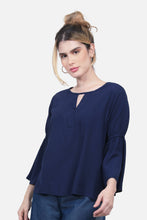 Cargar imagen en el visor de la galería, Blusa Ariadna Azul Navy
