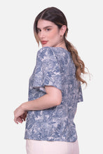 Cargar imagen en el visor de la galería, Blusa Cristina Azul
