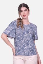 Cargar imagen en el visor de la galería, Blusa Cristina Azul
