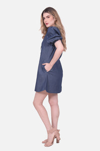 Vestido Eloisa Azul Navy