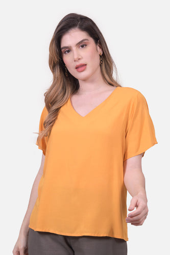 Blusa Asia Mostaza Claro 