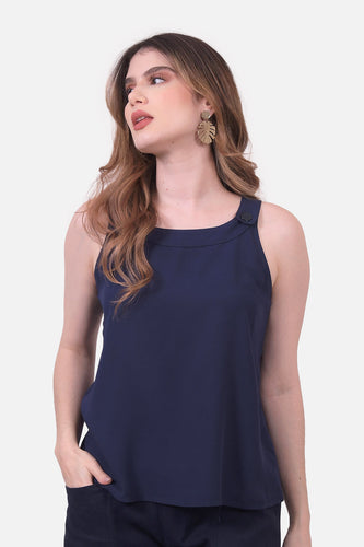 Blusa Caimile Azul Navy