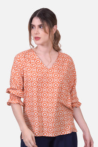 Blusa Febe Naranja