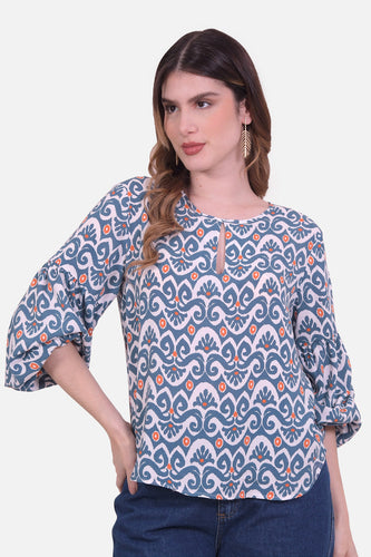 Blusa Barcelona Indigo