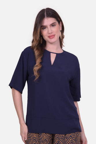 Blusa Fedra Azul Navy