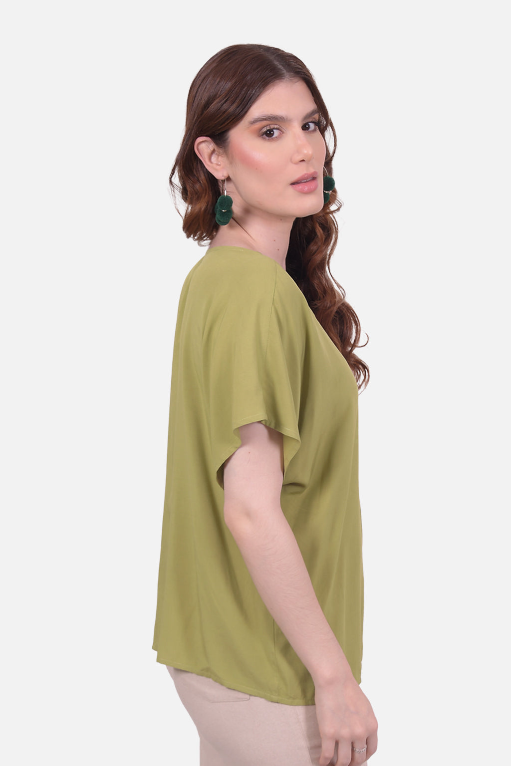 Blusa Londres Verde Manzana