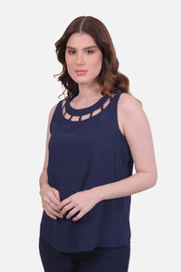 Blusa Nayla Azul Navy