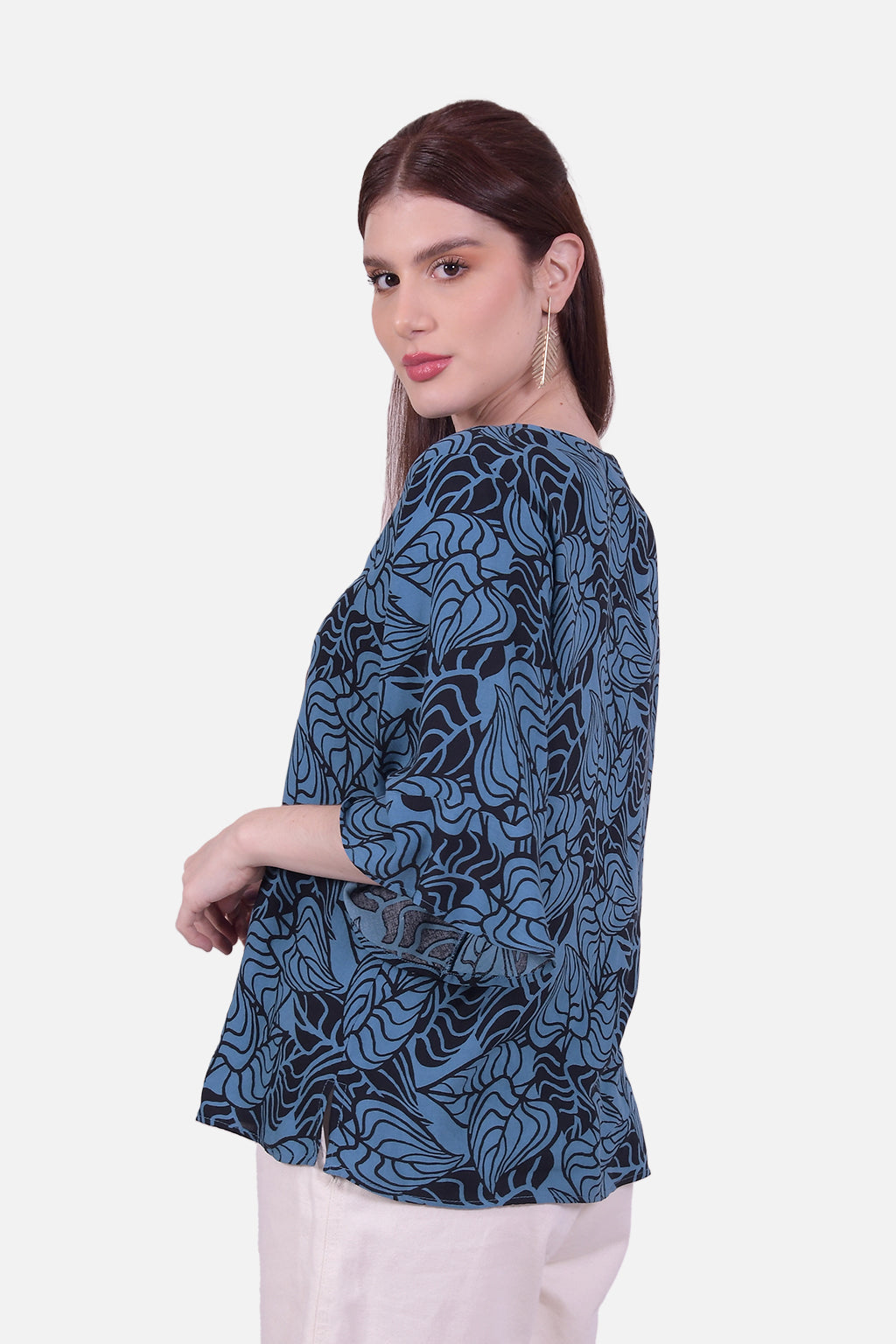 Blusa Florencia Indigo