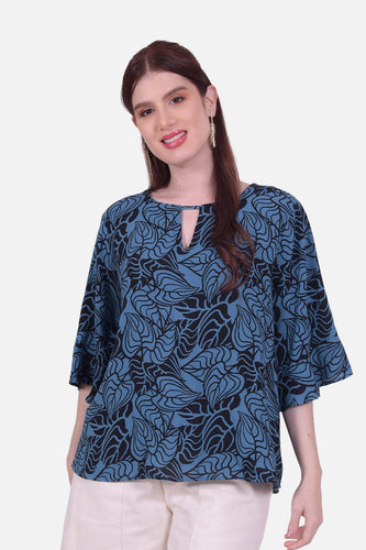 Blusa Florencia Indigo