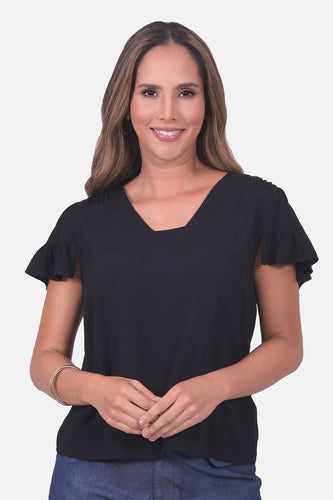 Blusa Escocia Negra