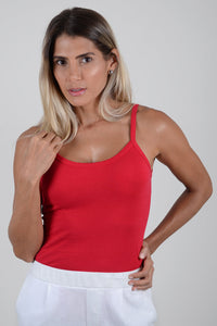 Basicas Mujer Magenta Roja