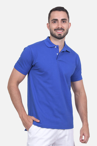 Polo Hombre Azul Zafiro