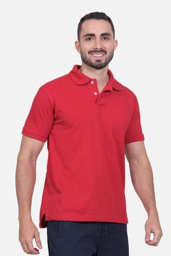 Polo Hombre Roja