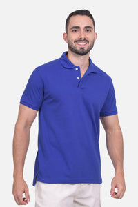 Polo Hombre Azul Royal