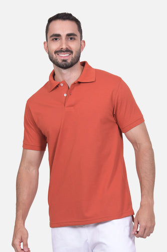 Polo Hombre Terracota