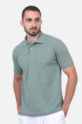 Polo Hombre Verde Jaspe