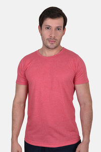 Camiseta Hombre Rojo Jaspe 
