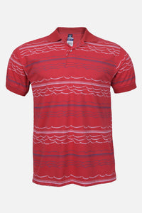 Polo Estampada Leon Roja