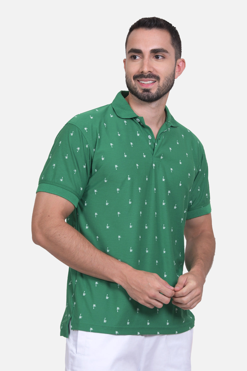 Polo Estampada Geronimo Verde Cali