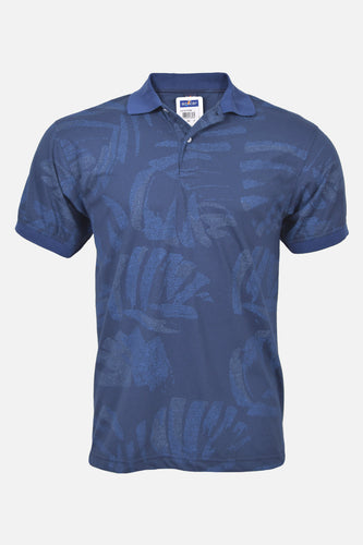 Polo Estampada Nicolas Azul Navy