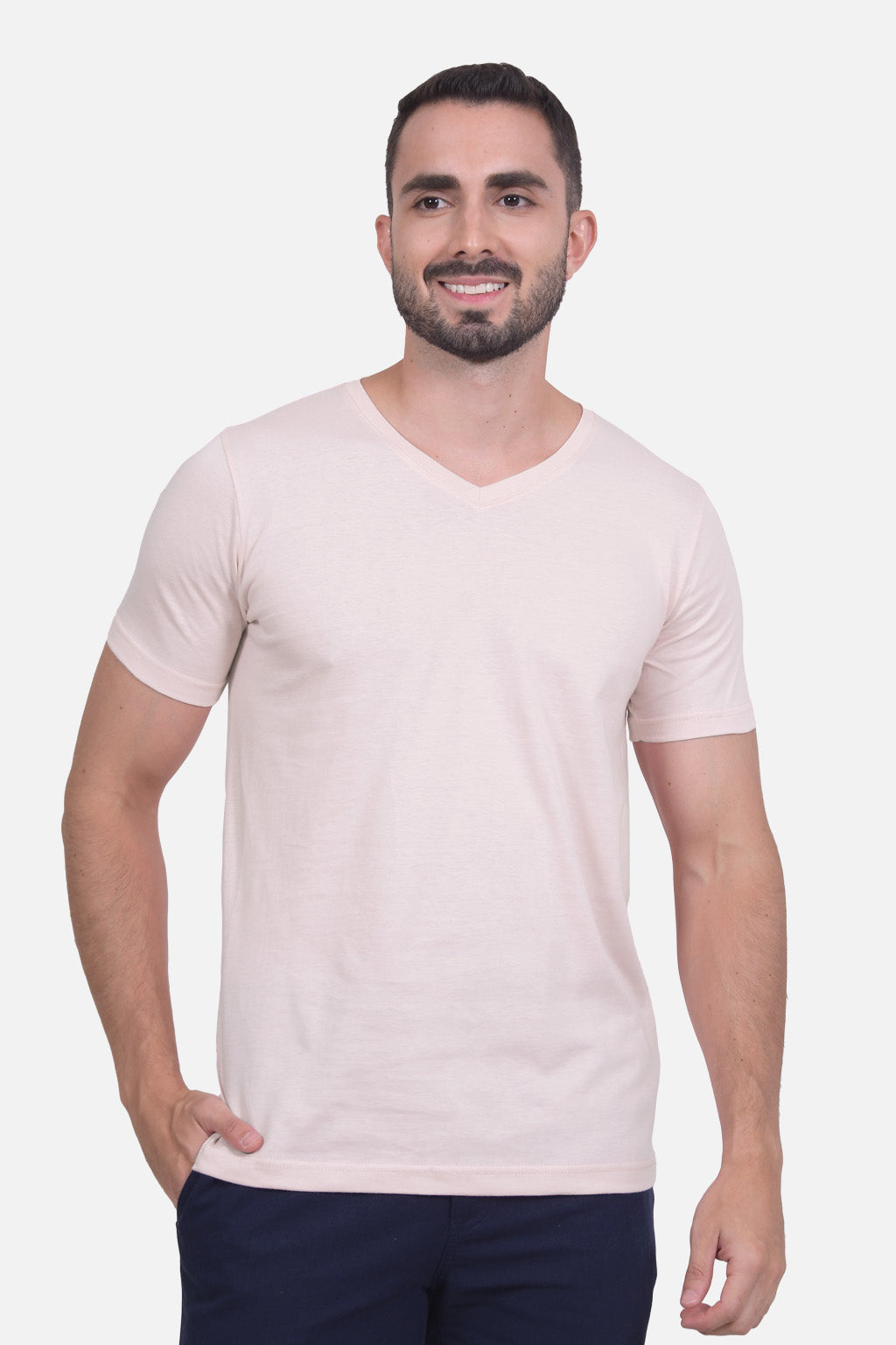 Camiseta Hombre Cuello V Curuba