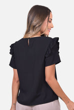 Cargar imagen en el visor de la galería, Blusa Janali Negra
