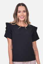 Cargar imagen en el visor de la galería, Blusa Janali Negra
