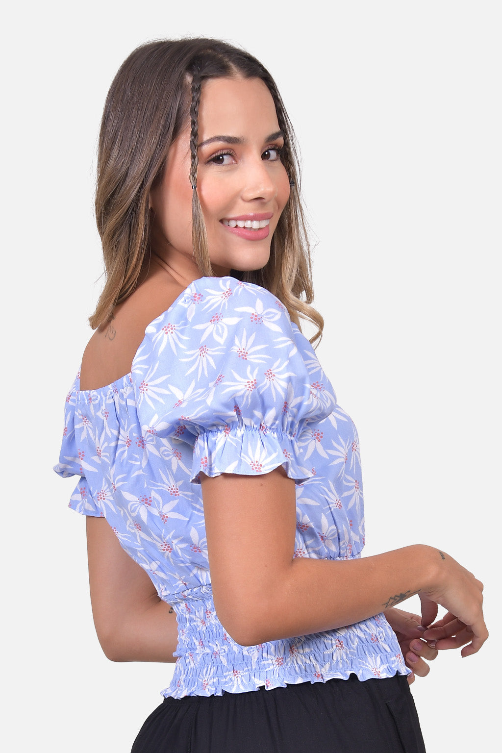 Blusa Vilma Azul Claro