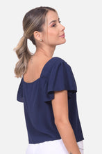 Cargar imagen en el visor de la galería, Blusa Clea Azul Navy
