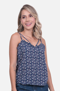 Blusa Carlota Azul Navy