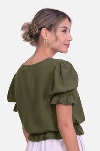 Blusa Tokio Verde Militar