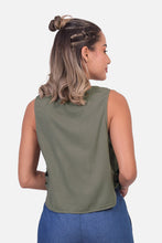 Cargar imagen en el visor de la galería, Blusa Niza Verde Militar
