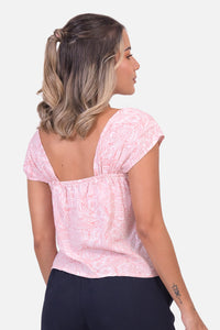 Blusa Riad Palo De Rosa