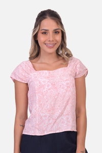 Blusa Riad Palo De Rosa