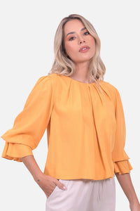 Blusa Atlas Mostaza